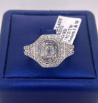 14k White Gold 1.75 CT Diamond Engagement Ring