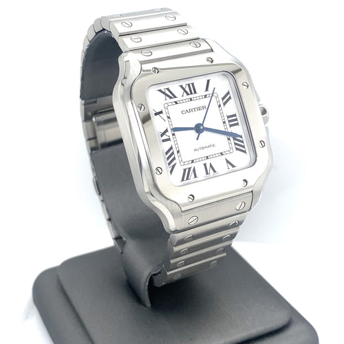 Cartier Santos De Cartier Medium 35.1mm Steel Watch, WSSA0029