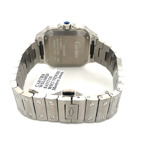 Cartier Santos De Cartier Medium 35.1mm Steel Watch, WSSA0029