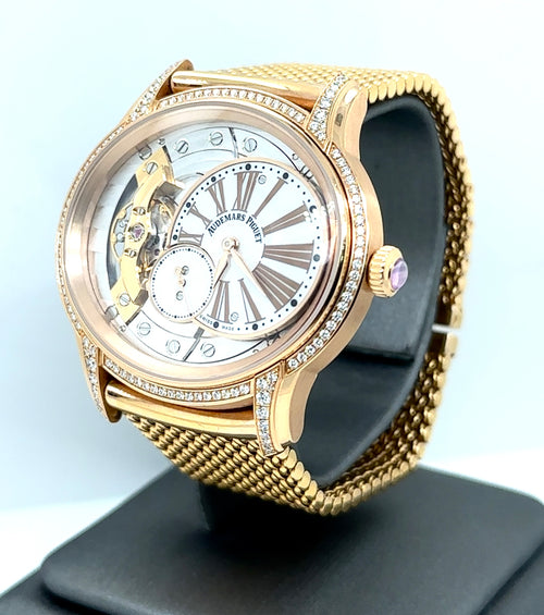 Audemars Piguet Millenary Rose Gold Diamond  39.5mm Watch, 77247OR.ZZ.1272OR.01