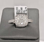 Gabriel & Co. Platinum 2.50 CT Cushion Brilliant Engagement Ring