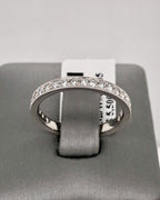 Platinum 0.75 CT Diamond Ladies Wedding Band, 4.4g, Size 7