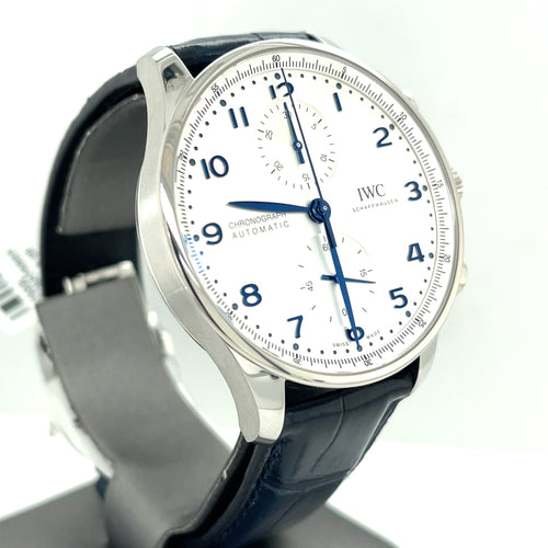 IWC Portugieser Chrono Automatic 41 mm Watch - White Dial - IW371605