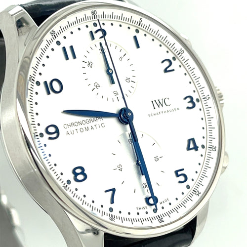 IWC Portugieser Chrono Automatic 41 mm Watch - White Dial - IW371605