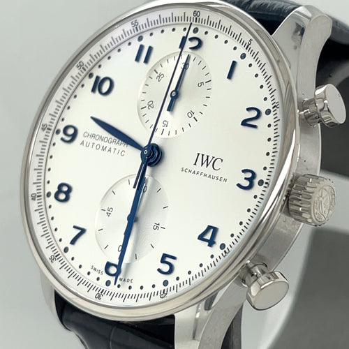 IWC Portugieser Chrono Automatic 41 mm Watch - White Dial - IW371605