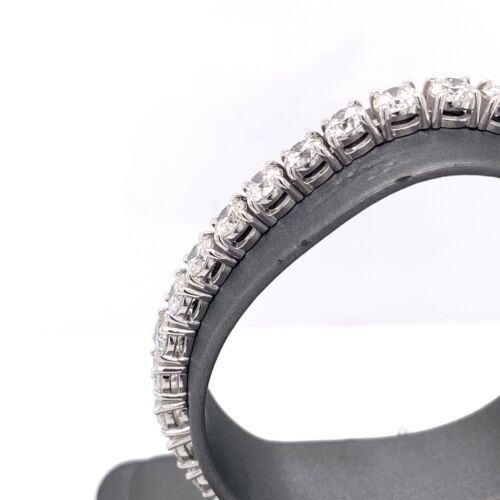 14k White Gold 17.60 CT Diamond Tennis Bracelet, 24.2g, 7"