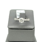 14k White Gold 2.00 CT Diamond Engagement Ring, 2.9g, Size 6.75,