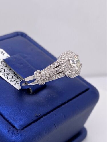 Vanna K 18k White Gold, 0.75 CT Diamond Ladies Engagement Ring, 6.4g
