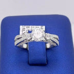 14k White Gold 1.25 CT Diamond Engagement Ring, 4.5gm, Size 6.75