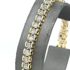14k Yellow Gold 1.00 CT Diamond Tennis Bracelet, 9.5G, 7.25", S107261