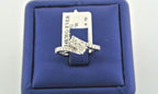 14k White Gold Ever US 1.00 CT Diamond Ring, 2.8gm, Size 5.25