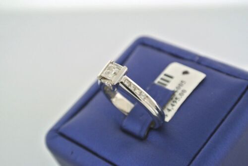 Love & Pride 18k White Gold 1.22 CT Diamond Engagement Ring, 5.4gm
