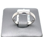 14k White Gold Ladies Wedding Band, 2.6gm, Size 7.5