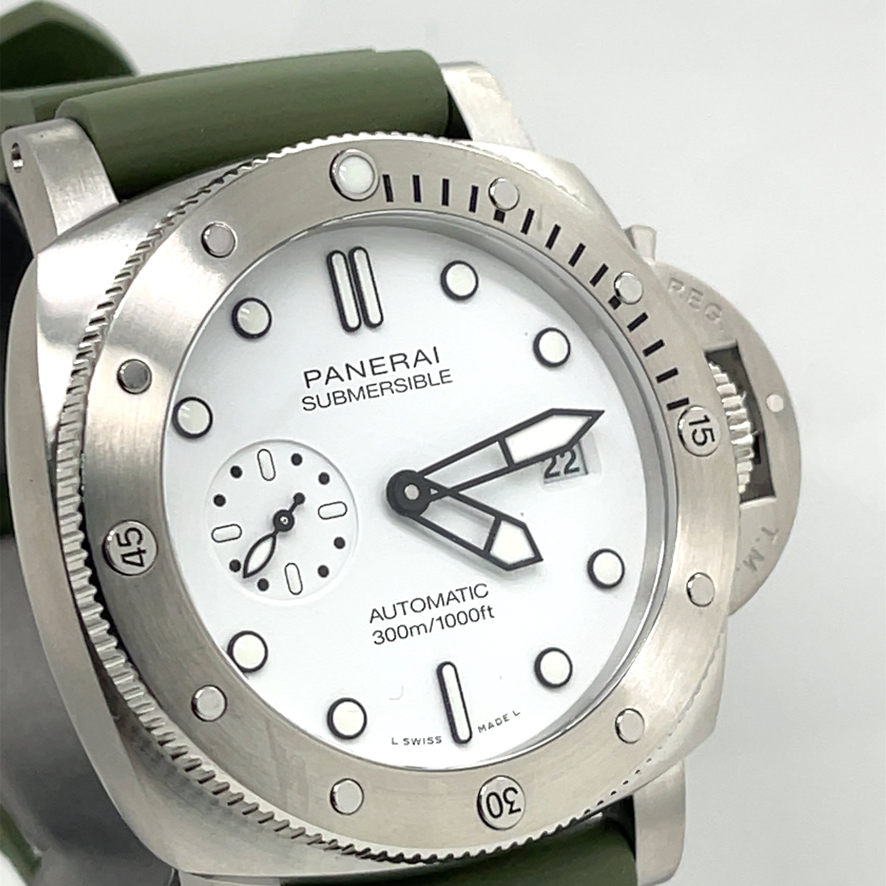 Bonhams : Panerai. A Stainless Steel Left-Handed
