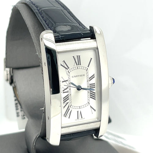 Cartier TANK AMÉRICAINE Medium Steel Watch