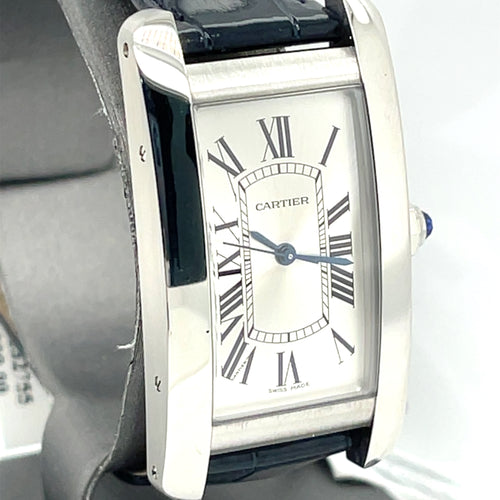 Cartier TANK AMÉRICAINE Medium Steel Watch