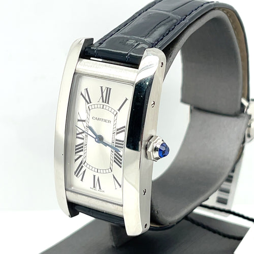 Cartier TANK AMÉRICAINE Medium Steel Watch