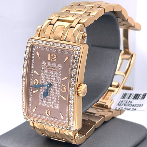 Roger Dubuis Much More Small Size Rose Gold on Bracelet w/ Diamonds