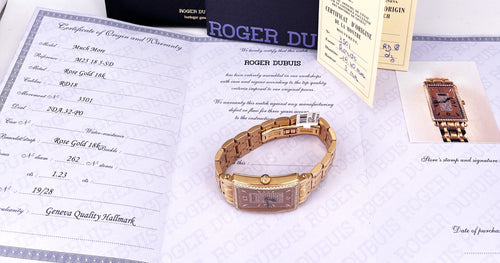 Roger Dubuis Much More Small Size Rose Gold on Bracelet w/ Diamonds