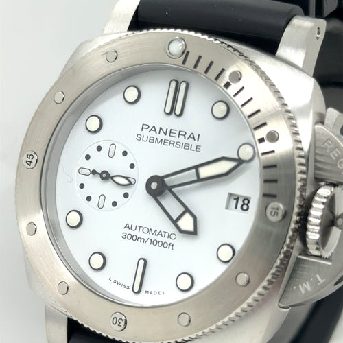 Panerai SUBMERSIBLE Bianco Automatic 42MM Watch PAM 02223- Brand New!