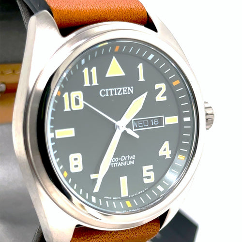 Citizen Garrison Eco Drive 42MM Titanium Watch