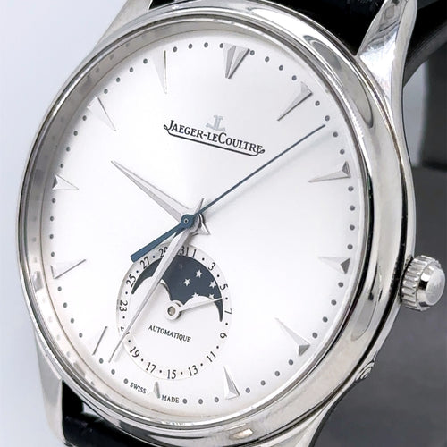 JAEGER LECOULTRE Master Ultra Thin Moon 39 mm - Silver Dial - Pre Owned