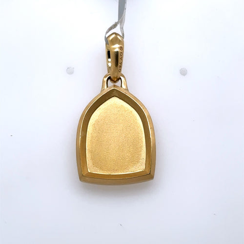 18k Yellow Gold David Yurman 5.95 CT St Anthony Pendant, 10.7gm