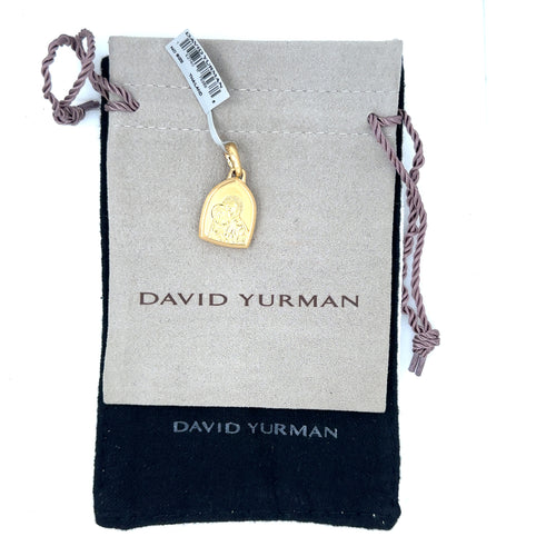 18k Yellow Gold David Yurman 5.95 CT St Anthony Pendant, 10.7gm