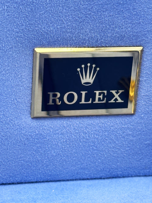 Genuine Vintage Rolex Crown Collection Watch Jewelry Box Case w/Key #51.00.01