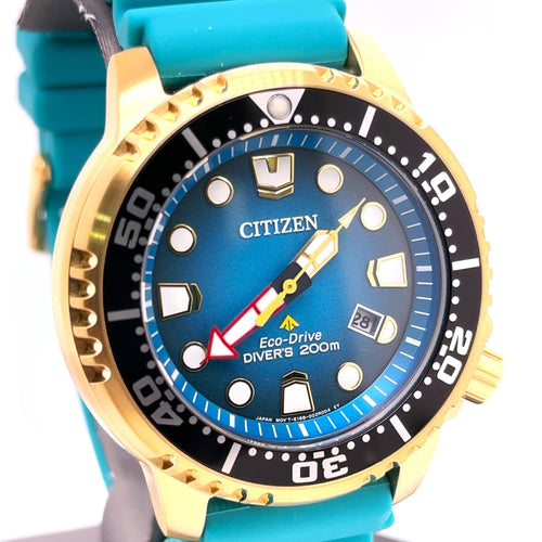 Citizen Promaster Dive Eco-Drive 44mm Gold Tone Watch,