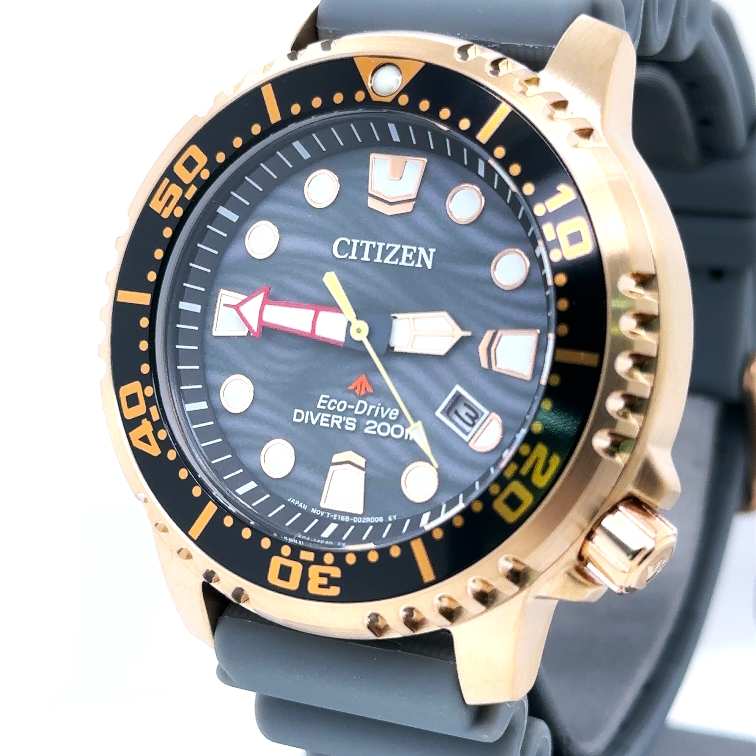 Gold Promaster Citizen Promaster Dive 44MM Rose Gold-Tone Stainless Steel