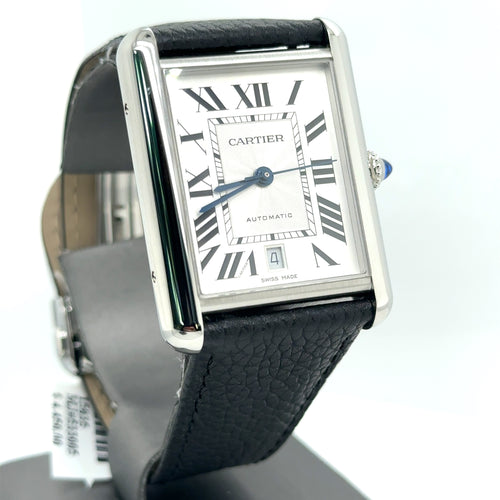 Cartier TANK Must Extra Large Steel Watch, WSTA0040