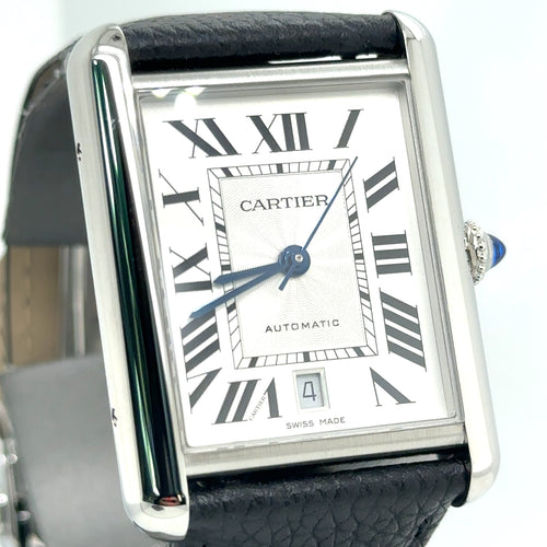 Cartier TANK Must Extra Large Steel Watch, WSTA0040