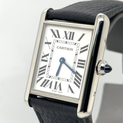 Cartier TANK Must Large Steel Womans Watch, WSTA0041