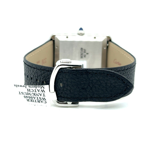 Cartier TANK Must Extra Large Steel Watch, WSTA0040