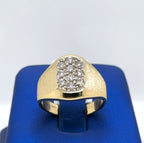 14k Yellow Gold, 0.50CT Diamond Ladies Ring, 7.1g, Size 8.5