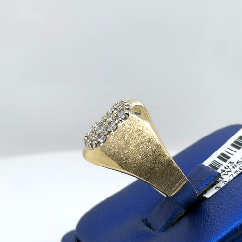 14k Yellow Gold, 0.50CT Diamond Ladies Ring, 7.1g, Size 8.5
