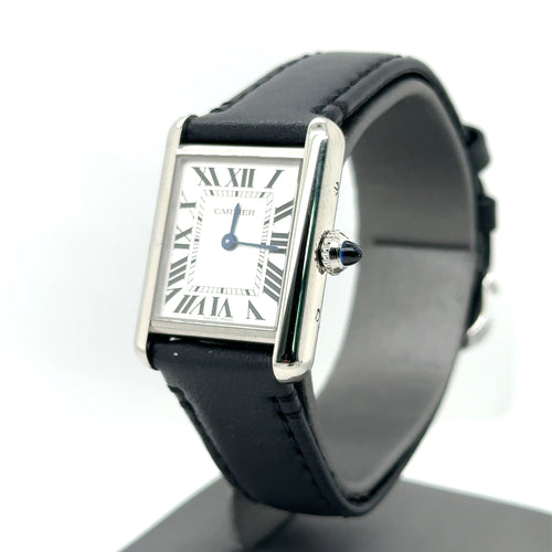 Cartier TANK Must Small Steel Womans Watch, WSTA0060