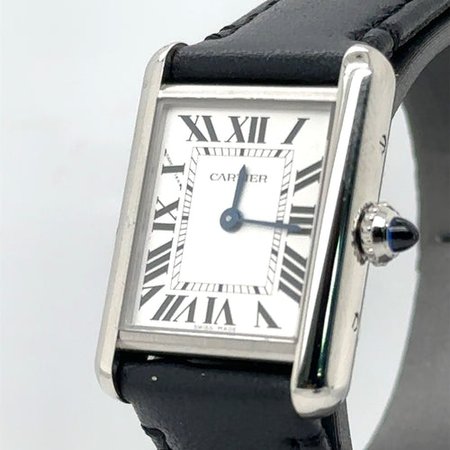 Cartier TANK Must Small Steel Womans Watch, WSTA0060