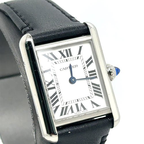 Cartier TANK Must Small Steel Womans Watch, WSTA0060