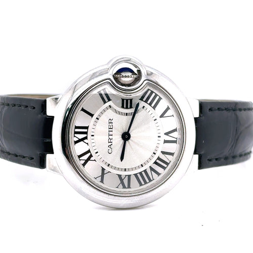 CARTIER BALLON BLEU WATCH 33mm Womans Stainless Steel Watch, WSBB0034