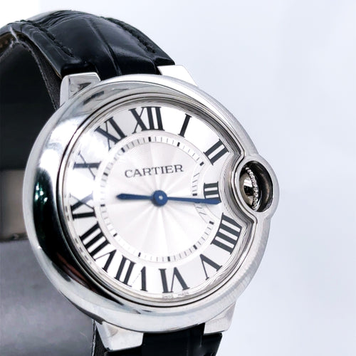 CARTIER BALLON BLEU WATCH 33mm Womans Stainless Steel Watch, WSBB0034