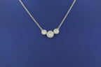 14k White Gold 1.00 CT Diamond Ladies Necklace, 2.7gm, S13795