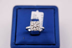 Estate 14k White Gold 0.50 CT Diamond Cluster Ladies Ring, 3.6gm, S103465
