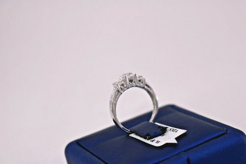 14K White Gold 0.25 CT Diamond Ladies Engagement Ring, 2.2gm, Size 5.75, S105490