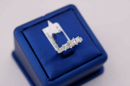 14K White Gold 0.25 CT Diamond Ladies Engagement Ring, 2.2gm, Size 5.75, S105490
