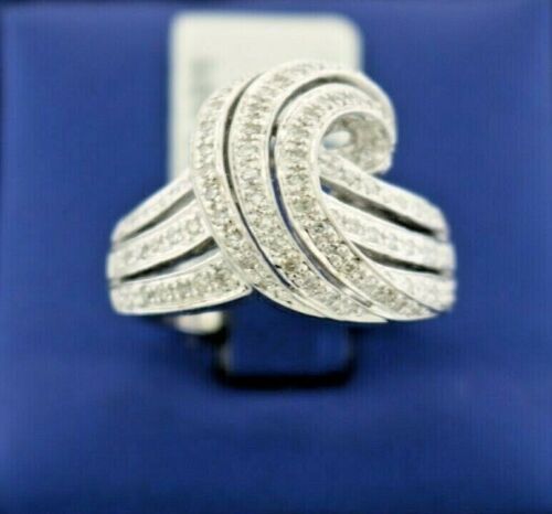 14k White Gold 1.00 CT Diamond Ladies Ring, 8.1gm, Size 7.25, S100728