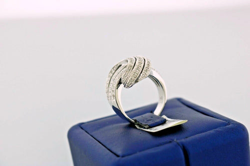 14k White Gold 1.00 CT Diamond Ladies Ring, 8.1gm, Size 7.25, S100728
