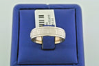 14k White Gold Men's Comfort Fit Band, 6.2gm, Size 10, 6mm, S104486