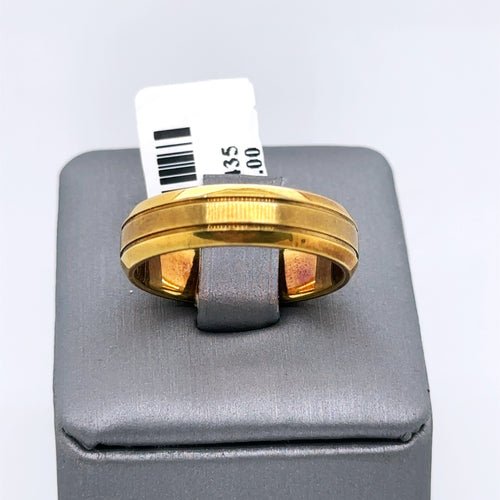 Scott Kay 19k Yellow Gold Men's Wedding Band, 9.7gm, Size 10, S12857